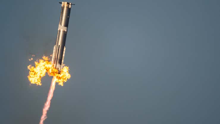 Image for SpaceX's Starship rocket went further in its latest test launch — but still spun out of control