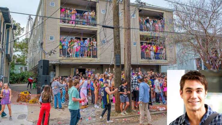 Image for Drunk Guy Who Fell Off Balcony Would Have Wanted Friends To Keep Partying