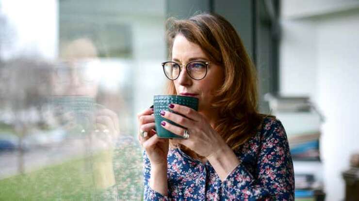 Image for Woman Envisioning New Life As Reclusive Widow Just Seconds After Learning Husband Has Weird Migraine