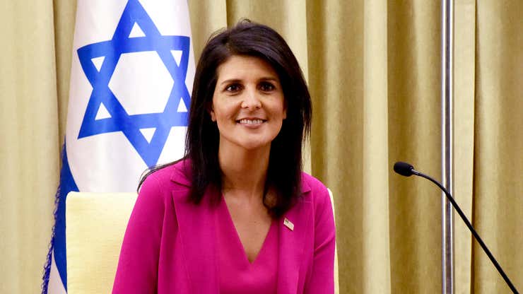 Image for Other Things Nikki Haley Wrote On Israeli Missiles