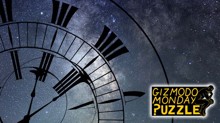 Image for Gizmodo Monday Puzzle: I Bet You Can’t Tell Time on This Warped Clock