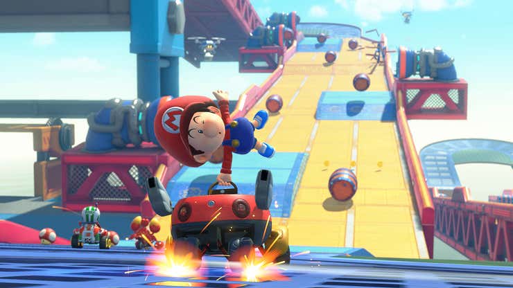 Image for Now That's A Bummer: Mario Kart World's Free Roam Mode Doesn't Have Splitscreen