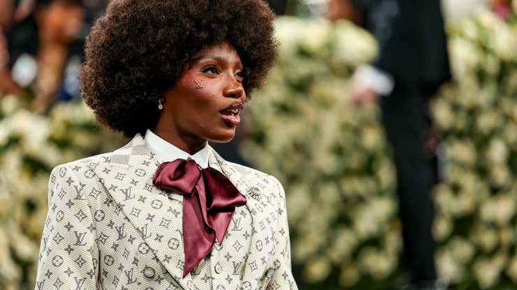 Image for Internet Still Uncomfortable With Doechii's Face 'branding' During Met Gala
