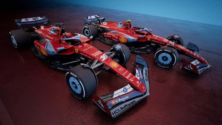 Image for Ferrari's 'Blue' Miami F1 Livery Sure Doesn't Look All That Blue