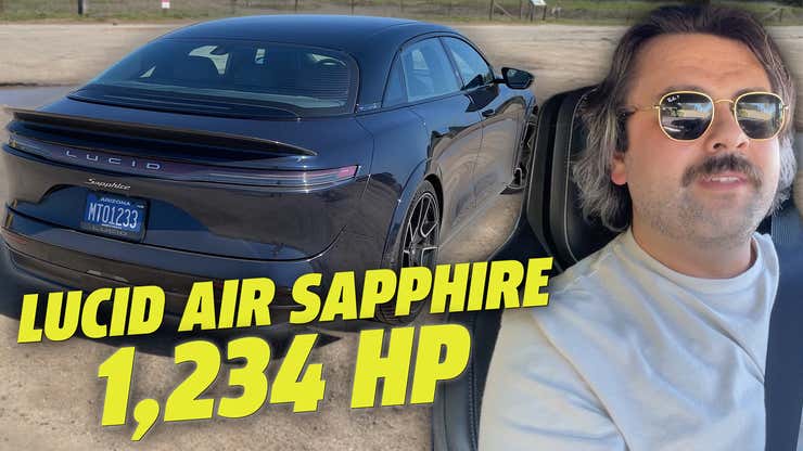 Image for 2024 Lucid Air Sapphire First Drive | Sickeningly Fast