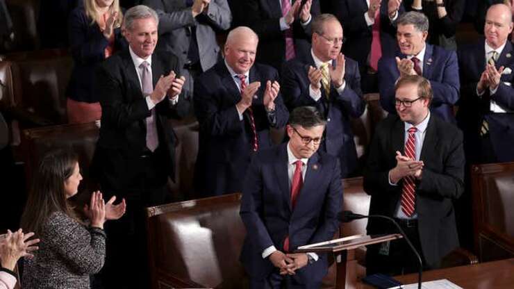 Image for Republicans Explain Why They Support An Election Denier As House Speaker