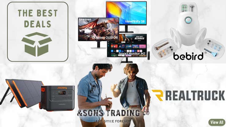 Image for Best Deals of the Day: Samsung Monitors, Jackery Batteries, RealTruck, &Sons Trading Co., Bebird Ear Camera & More