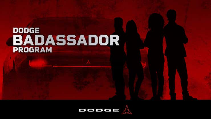 Image for You (You!) Can Apply To Become A Dodge Badassador, But You Probably Aren't Badass Enough [Update]