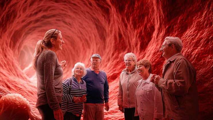 Image for White House Tour Group Shrinks Down To Molecular Size For Journey Into President