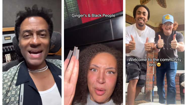 Image for Black Folks' Reaction to White Red Head's Pain On Tiktok Is Beautiful and Going Viral