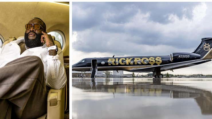 Image for Take a Peek Inside Rick Ross' Private Jet, Massive Mansion, Crazy Car Collection, and More!