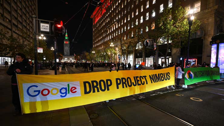 Image for Google Fires More Workers Behind Israel Sit-Ins as War Protests Spread Across the Nation