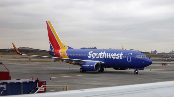 Image for Southwest Airlines ditches free checked bags this week. Here's how much they'll cost