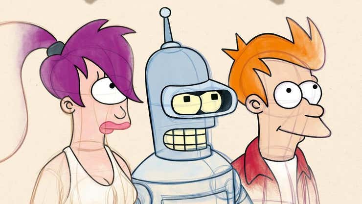 Image for Buenas noticias para todos: el primer libro de arte de Futurama finalmente está en camino