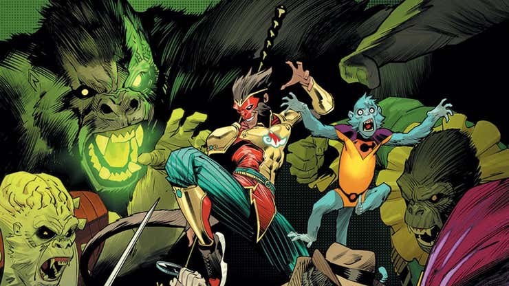 Image for DC's Jungle League is a Team of Damn Heroic Apes