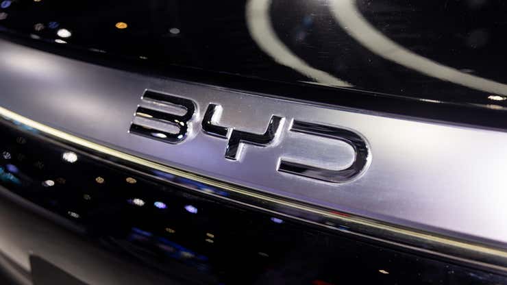 Image for China's BYD is sued over 'slave-like' labor conditions