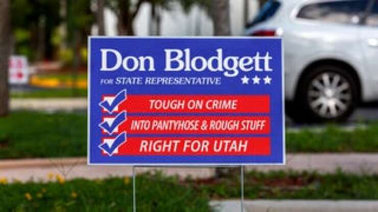 Image for New Law Requires Political Candidates To Disclose Fetishes On All Campaign Materials