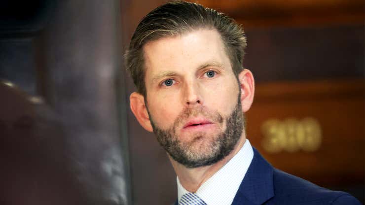 Image for Eric Trump Only Potential Juror Uninformed Enough To Serve At Father’s Trial