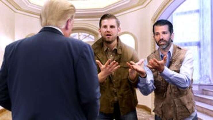 Image for Trump Boys Help Father Raise $83 Million By Asking Their Dad For The Money