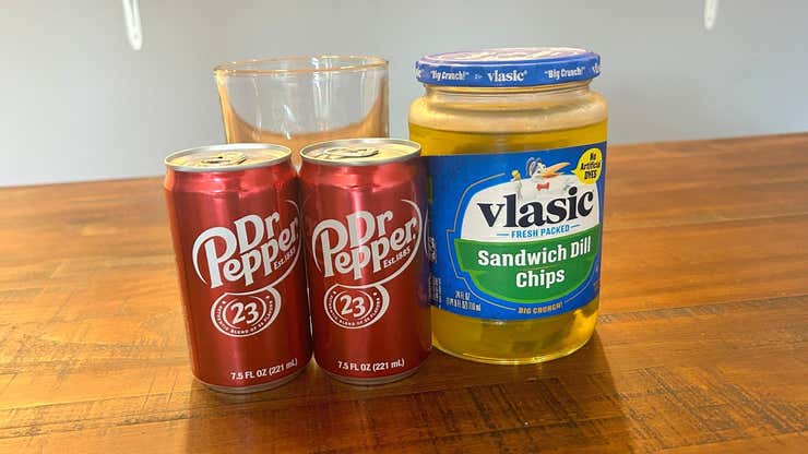 Image for TikTok's Viral Pickled Dr. Pepper Review: A Cup Full Of Disappointment