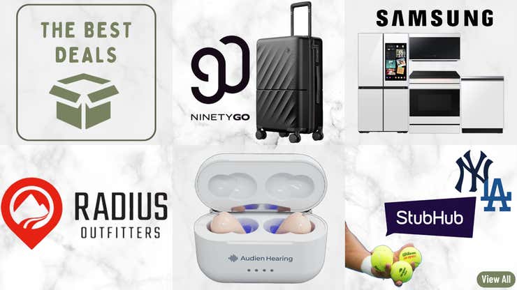Image for Best Deals of the Day: StubHub, Samsung, NinetyGo, Radius Outfitters, Audien Hearing & More