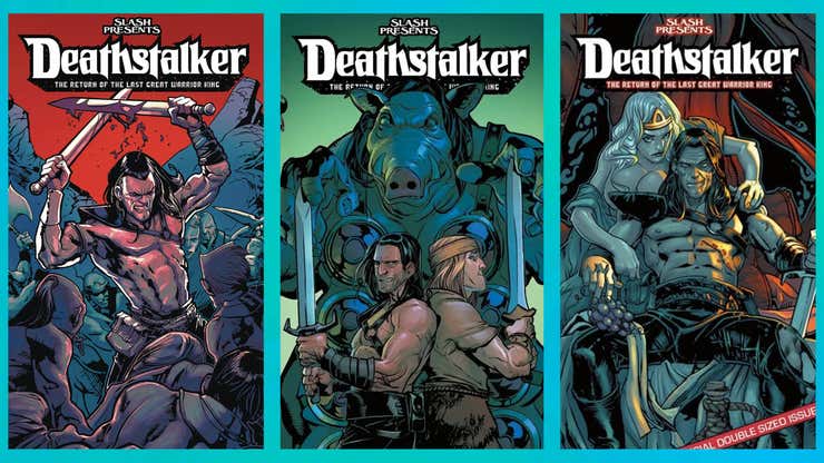 Image for Slash’s Deathstalker comics flip the script on ’80s barbarian debauchery