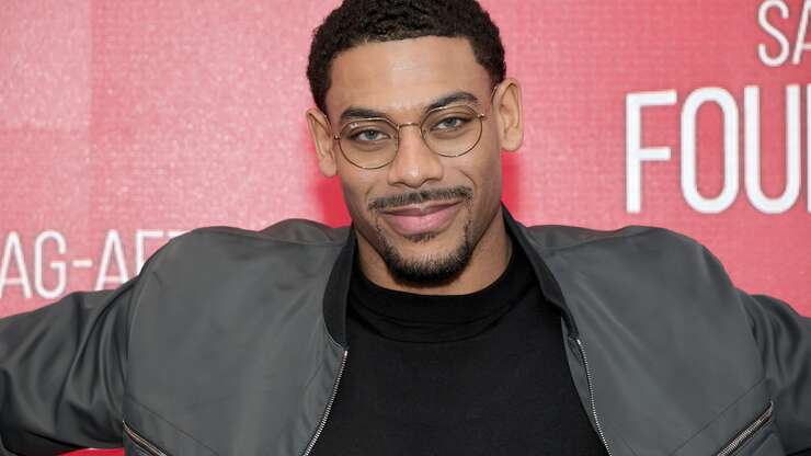 Image for On TikTok, Husbands Are Hilariously Recreating Aaron Pierre's Viral 'That's Mufasa" Spirit Tunnel Walk from 'The Jennifer Hudson Show'