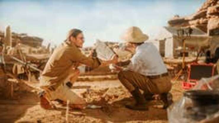 Image for Archaeologists Celebrate After Uncovering Ancient Certificate Congratulating Them For Finding All The Stuff