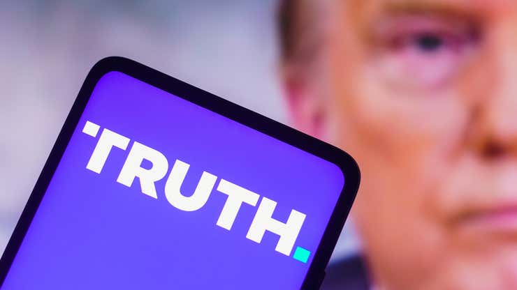 Image for Trump's Truth Social Has Gone Woke
