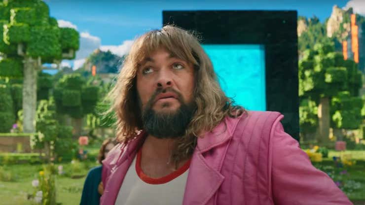 Image for Jason Momoa Was 'Really Mad And Yelling' On Minecraft Movie Set According To YouTube Streamer Valkyrae