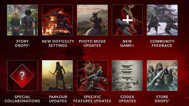 Image for Ubisoft Reveals Massive Post-Launch Road Map For Assassin's Creed Shadows