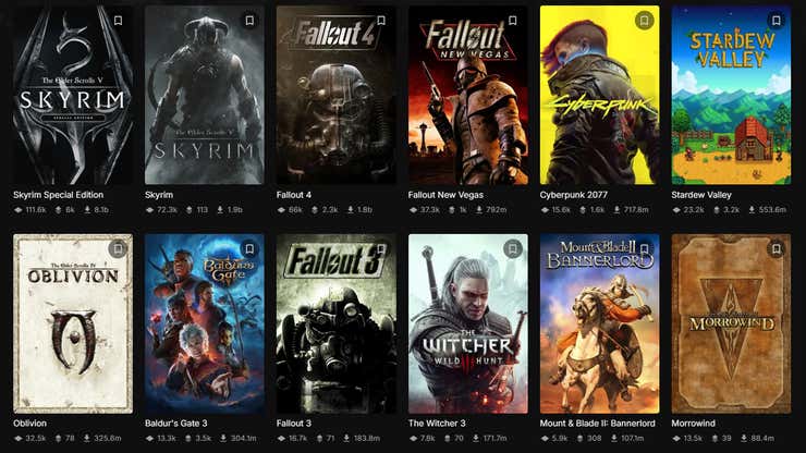 Image for World's Biggest Modding Site Has Been Sold After 24 Years: 'The Strain Of Being Responsible For The Behemoth I Created Has Taken Its Toll'