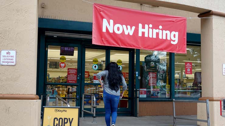 Image for April jobs report shows solid but slowed growth