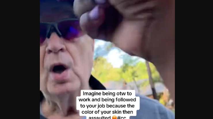 Image for Viral Video Shows White Male Karen Chasing and Slapping Black Woman, and You Won't Believe What He Told Her