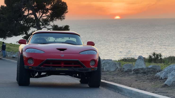 Image for If You Aren't Watching This Legend Build A Dodge Viper Off-Roader, You're Missing Out