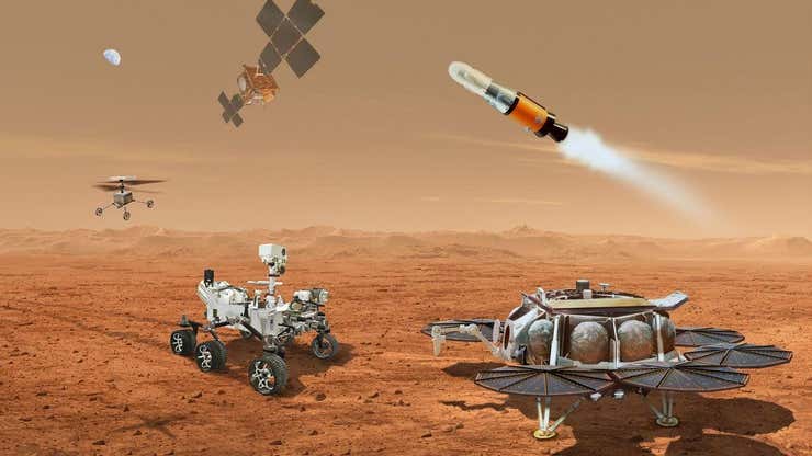 Image for La NASA pide ayuda para recuperar muestras de Marte después de que la misión se vuelve demasiado cara