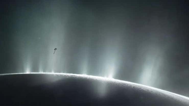Image for 'Tiger Stripes' on Enceladus Linked to Moon's Spectacular Geysers
