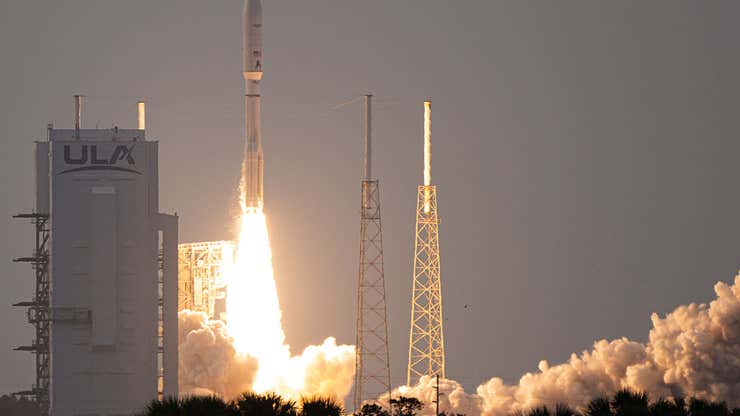 Image for Amazon's SpaceX Starlink competitor was launched into space for the first time