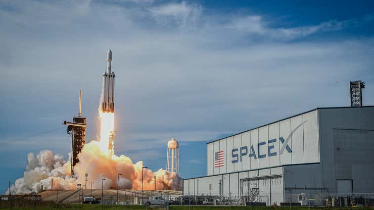 Image for The space economy is booming — with SpaceX in front and Boeing falling behind