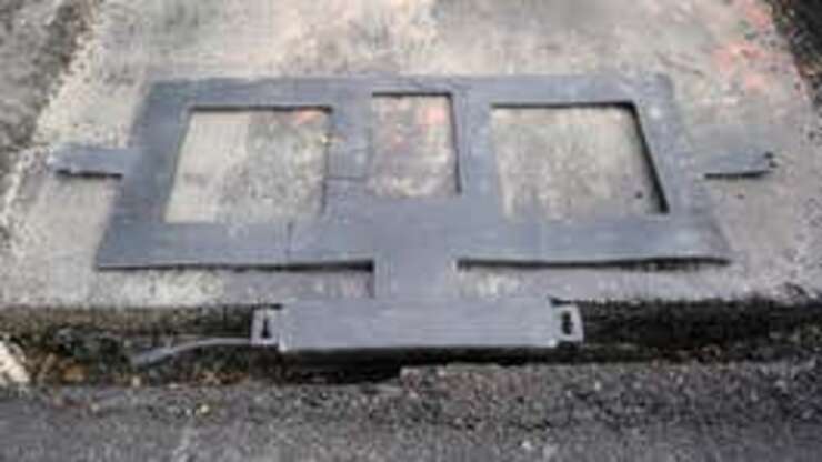 Image for New technology installed beneath Detroit street can charge electric vehicles as they drive