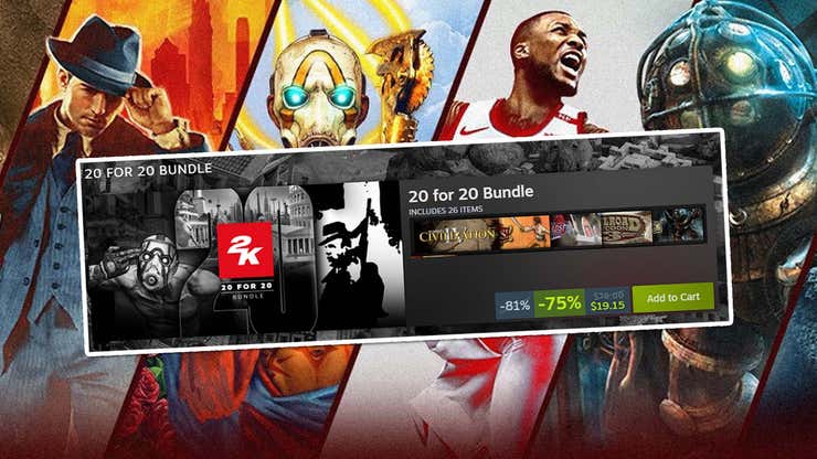 Image for New 2K Sale Gives You 20 Games For $20, But There's A Catch