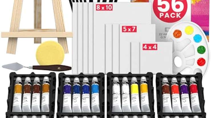 Image for Chalkola's Acrylic Paint Set Offers a Creativity Boost