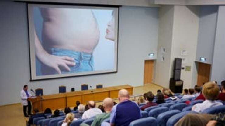 Image for Study Finds Belly Fat Linked To Increased Risk Of Being Blown Raspberries