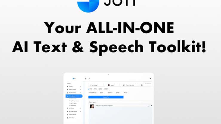 Image for Snag a Lifetime Subscription to Jott Pro AI Text & Speech Toolkit for a Massive 82% Off