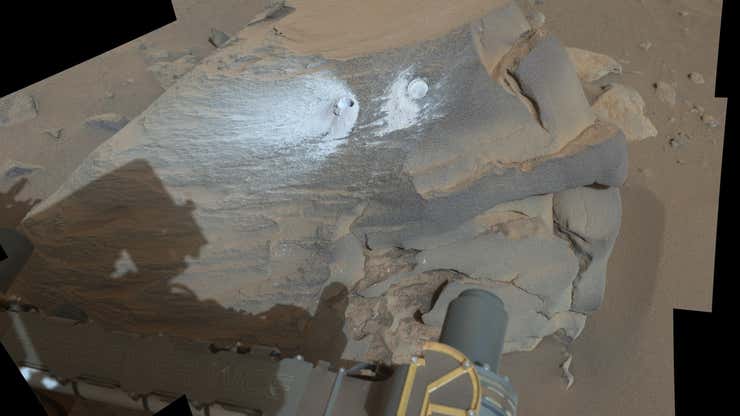 Image for NASA Rover Reaches Promising Place to Search for Fossilised Life on Mars