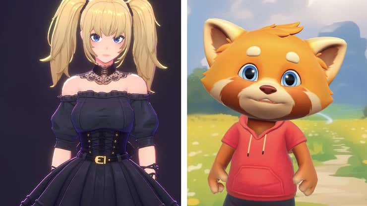 Image for Musk's Grok AI Follows Up 'MechaHitler' With Anime Goth Waifu And Red Panda That Wants To Teabag Everything In Sight
