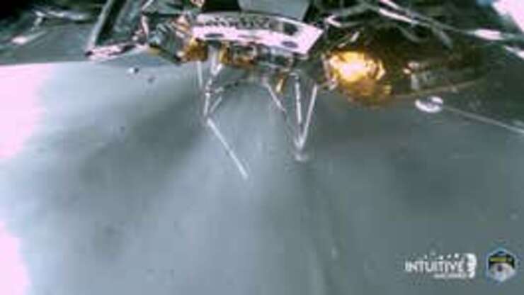 Image for NASA Tests Lunar Lighthouse With the Help of Private Odie Lander