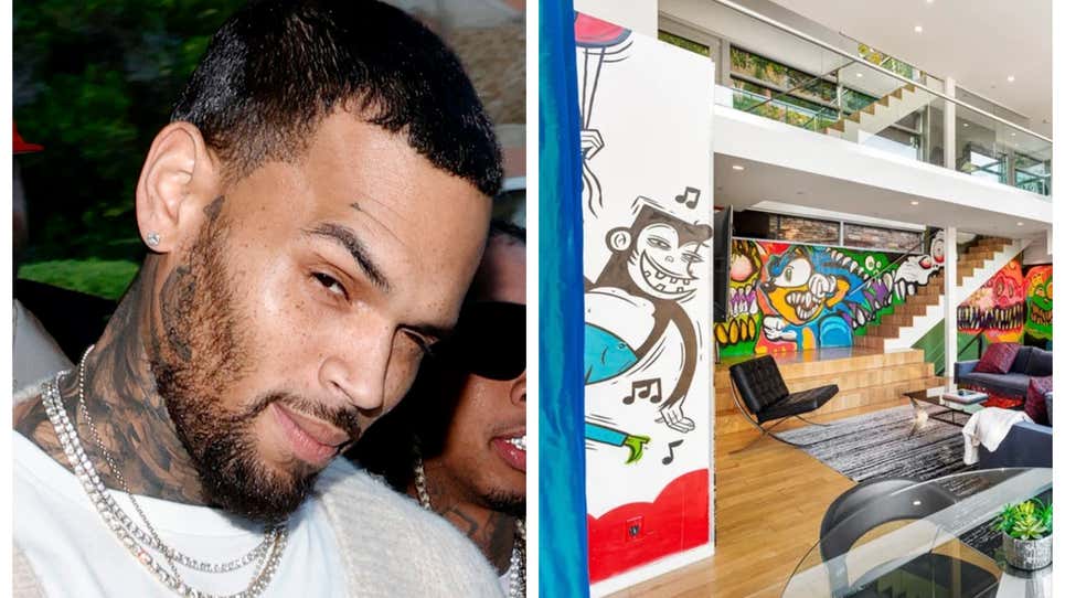 Image for Inside Chris Brown's Former L.A. Mansion, Now Up for Sale!