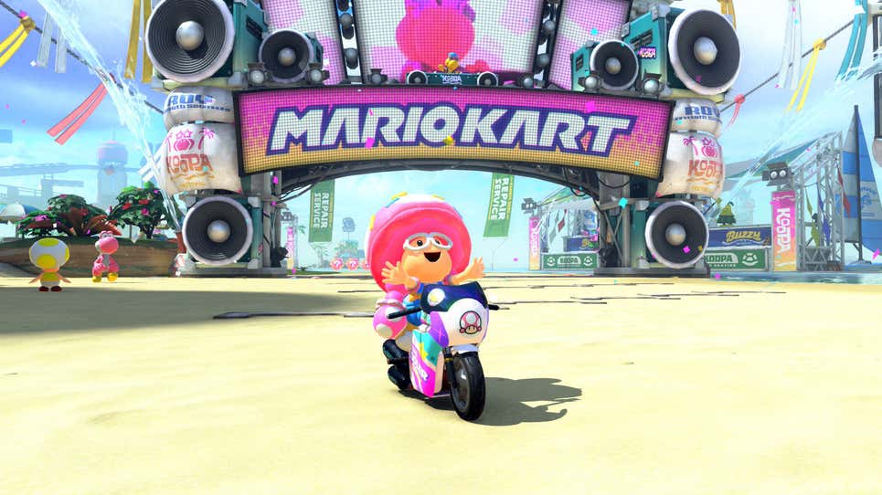 Image for Mario Kart World: Every Question Mark Panel Location On Koopa Troopa Beach