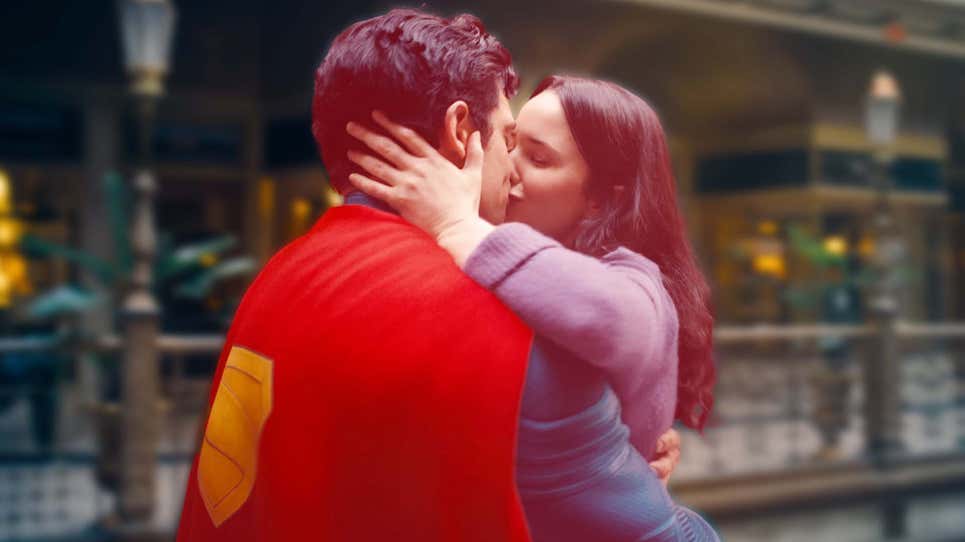 Image for Superman's Big Kiss Was Cut By The Censors In India